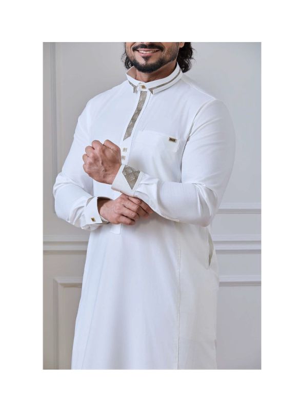 Al Noor Cream Prestige Thobe