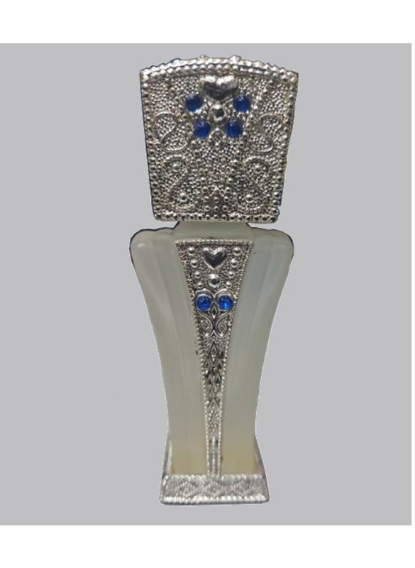 Silver Decorative Empty Attar Bottle