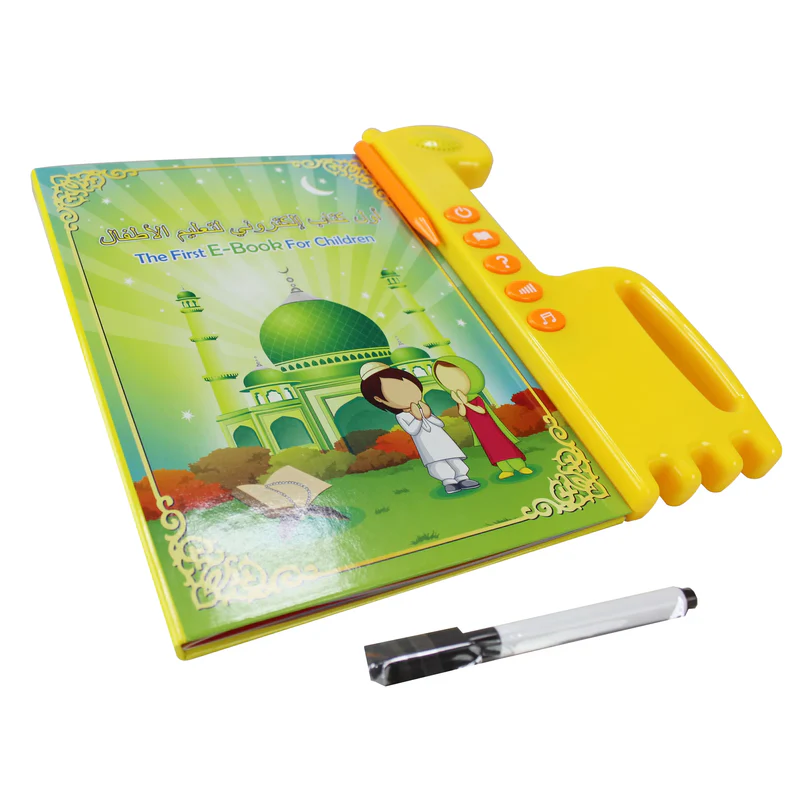 First Electronic Learning Book for Teaching Children | Interactive Educational E-Book for Early Learning, Alphabet, Numbers & Language Skills | Kids Learning Book