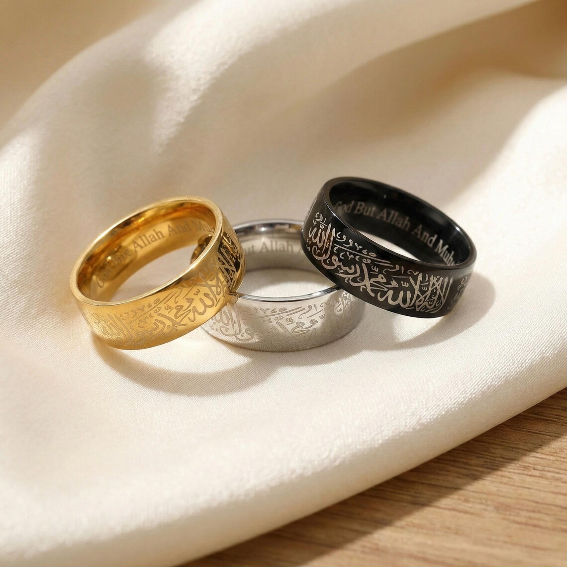Shahada Islamic Ring : Stainless Steel Jewellery
