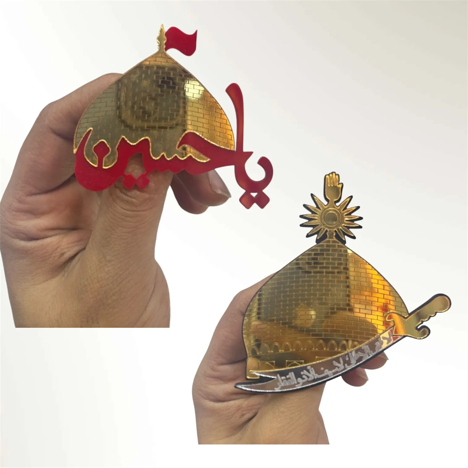 New Gumbad - e - Hussain brooches pack of 2