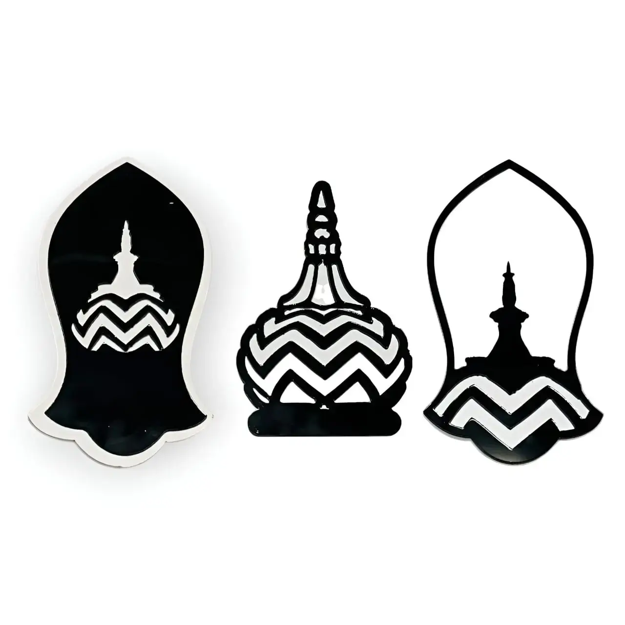 Big sizes New Nalain Sharif brooches 3 pcs Combo