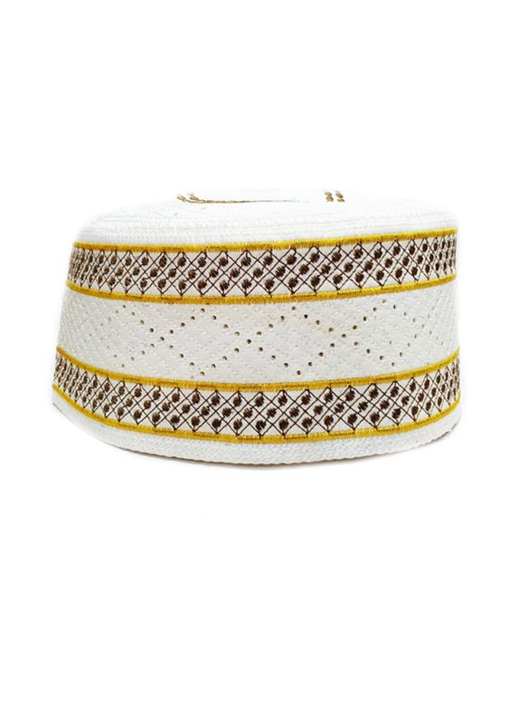 UTC Cap (Brown mixed White)