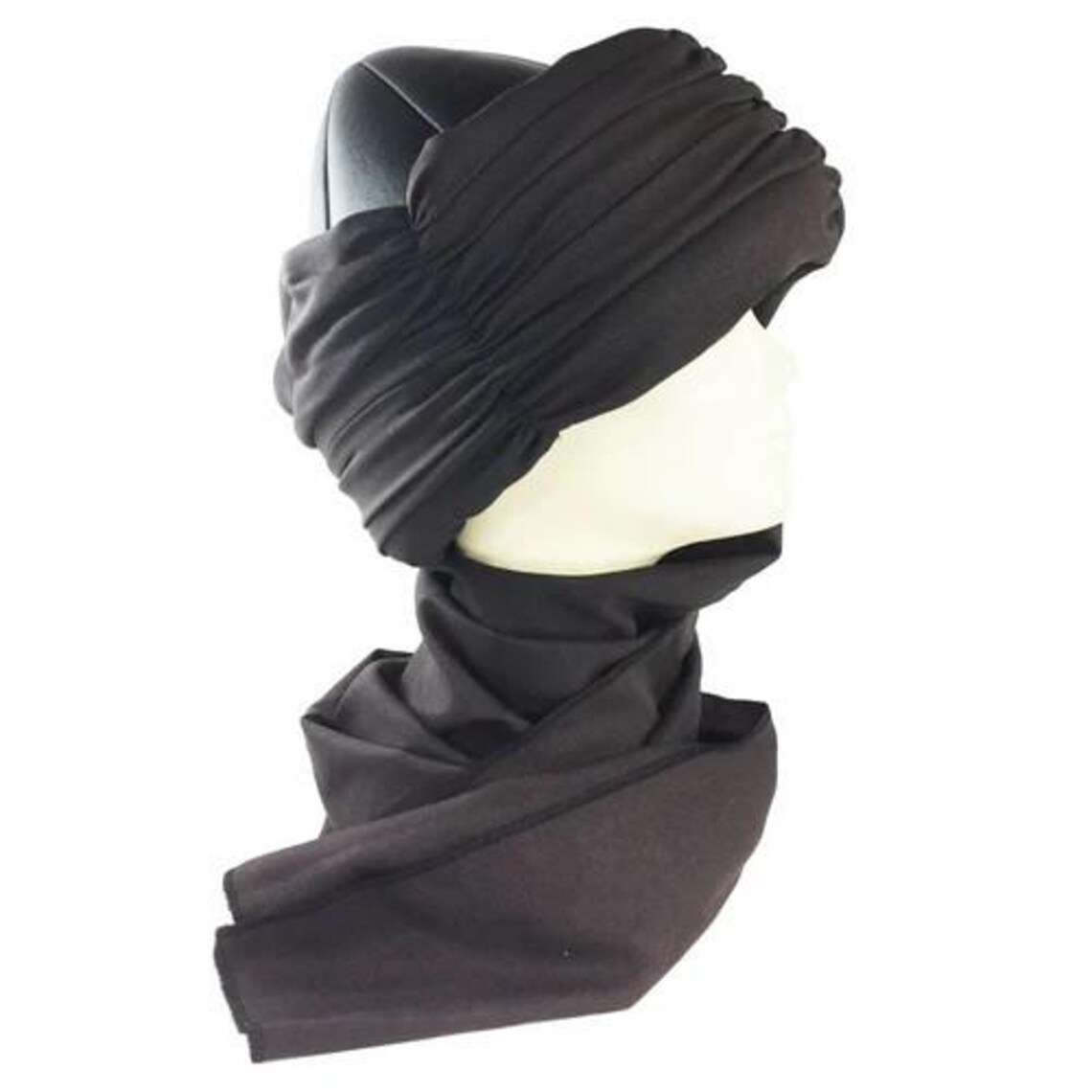 Ertugrul Gazi Black Turban Hat (Sarik) | Premium Ottoman Style Islamic Headwear for Men