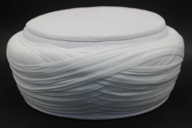 Saladin Pure White Imamah | Premium Imam Pagri & Sunnah Hat | Traditional Islamic Headwear for Men  Short Description