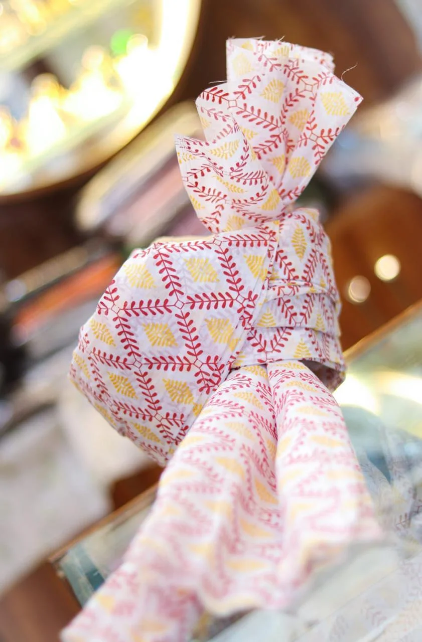 White & Pink Printed Azhari Imama Sharif | Premium Quality Islamic Turban for Men