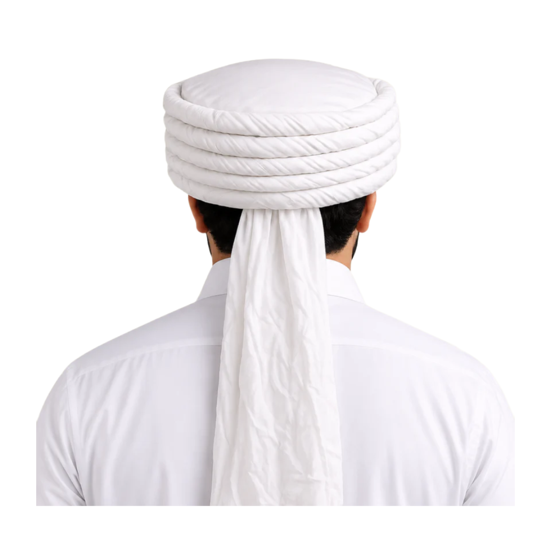 Imama | Pure Cotton Islamic Turban | Premium Soft Breathable Sarik for Men