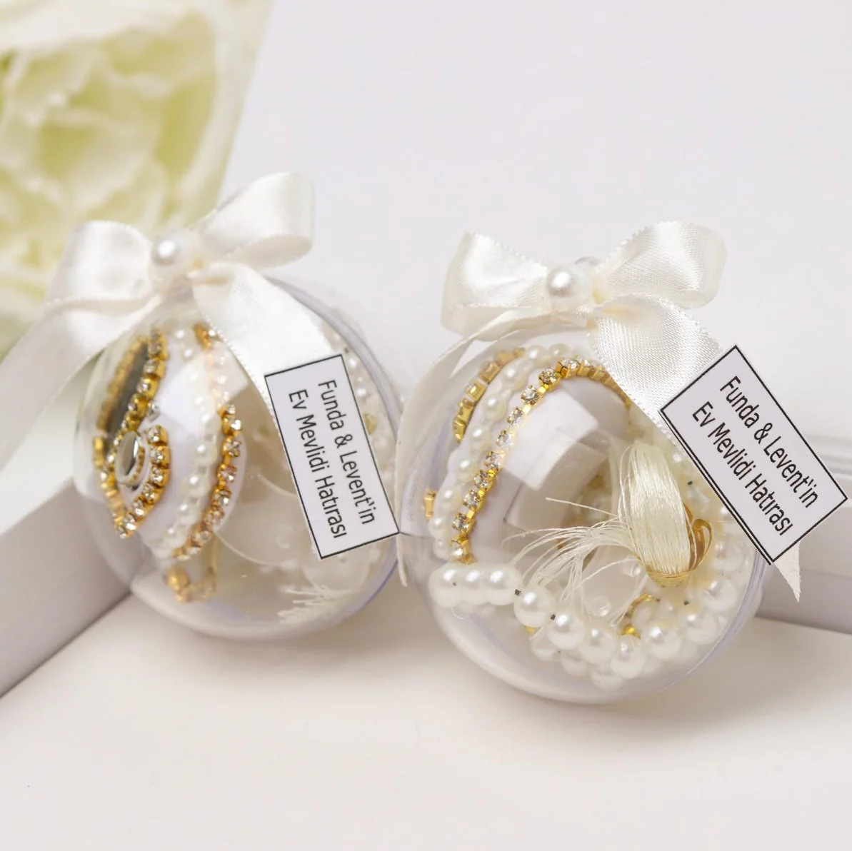 Digital Tasbih & Pearl Prayer Beads Gift Set