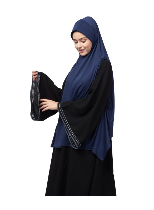 Malaysian Button Shoulder Modest Hijab