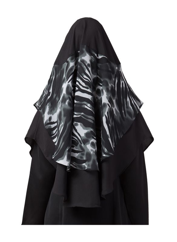 Premium Crepe Chiffon Khimar Instant Hijab Set with Mask & Under Cap