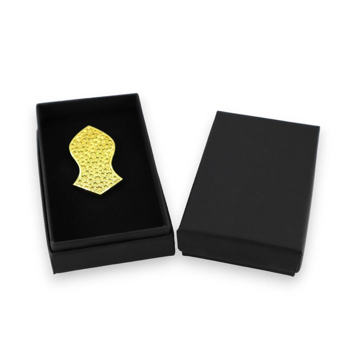 Geometric Islamic Pin: Metal Muslim Lapel Pin