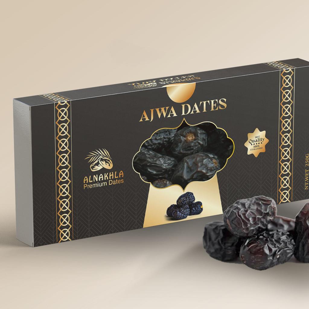 Premium Original Ajwa Dates 400g | Authentic Madinah Ajwa Khajoor | Soft, Naturally Sweet & Healthy