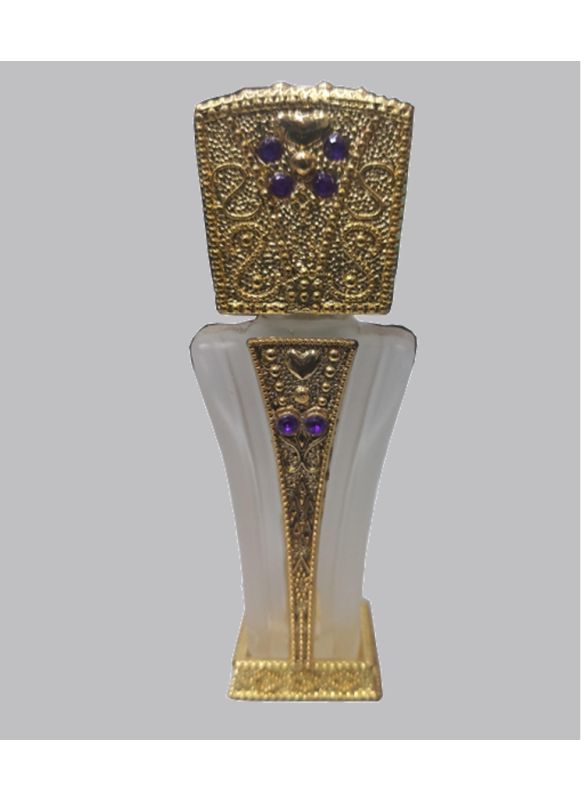 Gold Vintage Style Empty Attar Bottle | Premium Refillable Perfume Oil Bottle | Luxury Decorative Fragrance Bottle