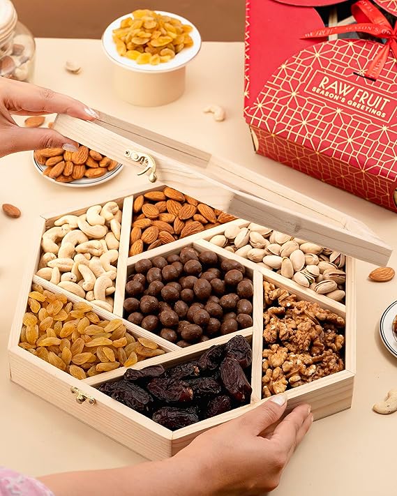 Premium Dry Fruits Gift Hamper | Assorted Nuts & Dry Fruits Gift Box for Family & Festive Occasions