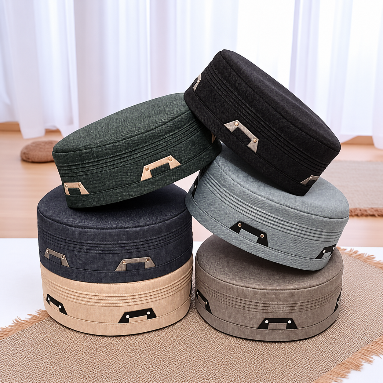 Ramla Design Islamic Prayer Cap for Men – Stylish Muslim Topi