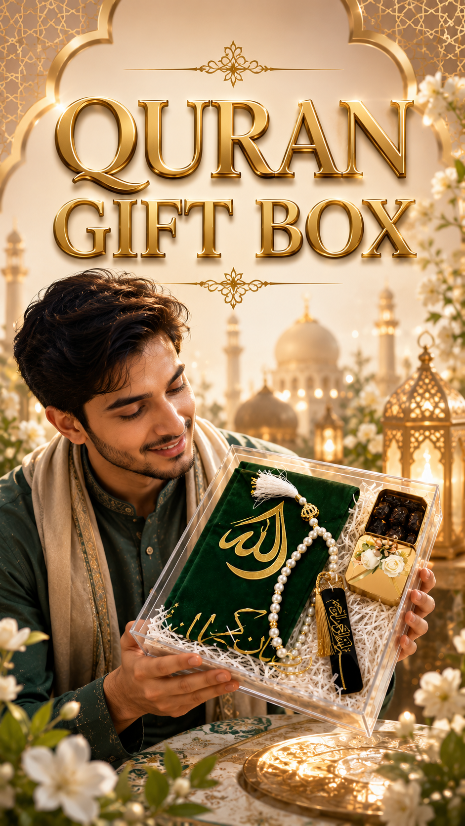 luxury Velvet Quran Gift box